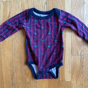 Vineyard Vines Red and Navy Whale Bodysuit